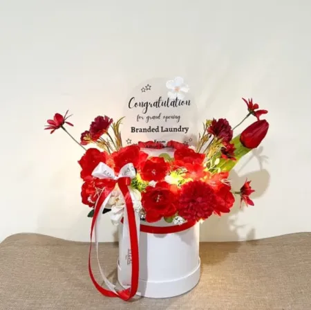 Bloom Box Akrilik Ucapan Grand Opening Tanah Bumbu