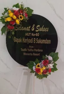 Papan Akrilik Ucapan Ulang Tahun Tanah Bumbu